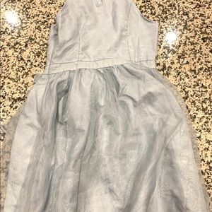 Lauren Conrad pale blue dress.